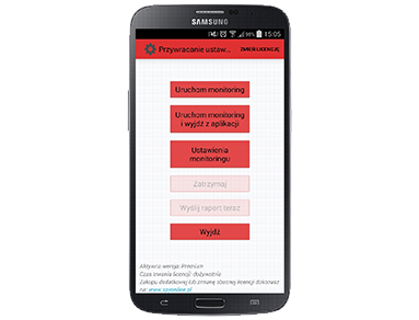Program na adroida do monitorowania rozmów w telefonie GSM